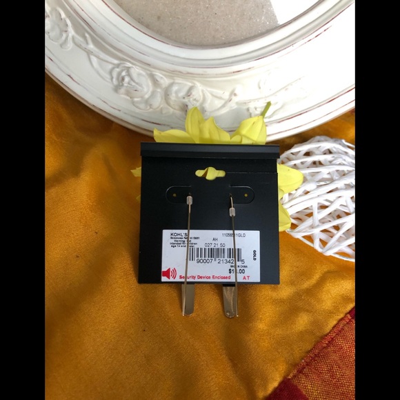 NWT/Beautiful Accent Stick Drop Earrings by Metal - Picture 6 of 7